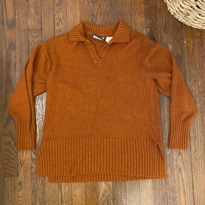 Vintage Erika & Co. Knit Collared Sweater